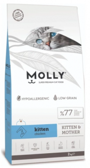 Molly Kitten % Mother Chicken 2 kg Kedi Maması kullananlar yorumlar